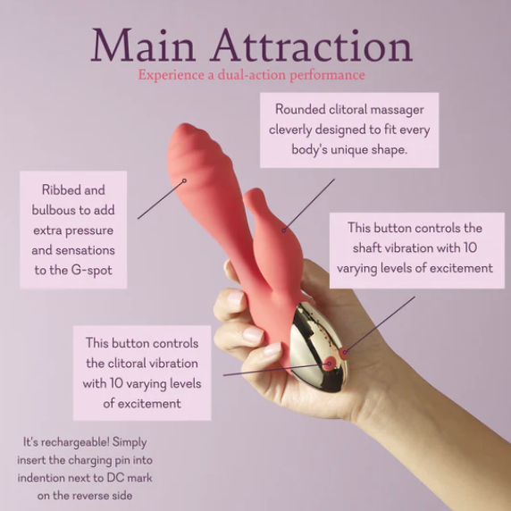 Main Attraction Dual-Action Vibrator