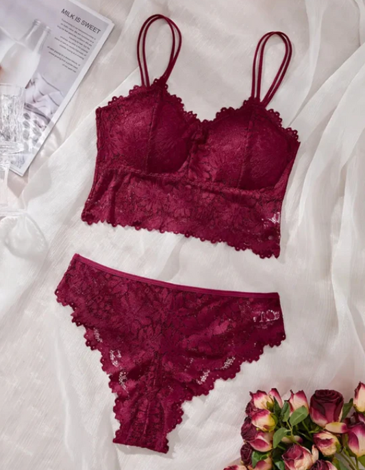 Scarlet Whisper Lingerie Set