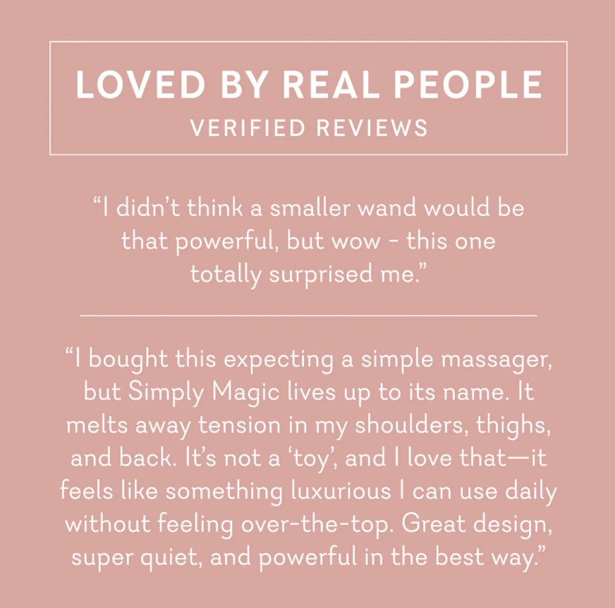 Simply Magic | Rechargeable Silicone Wand