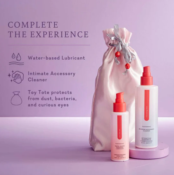TLC Kit – Toy Tote, Lubricant & Cleansing Mist for Intimate Self-Care