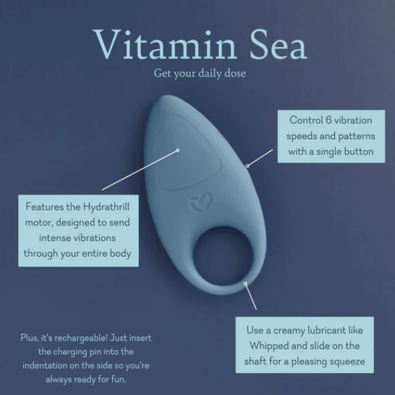 Vitamin Sea – Silicone Vibrating C-Ring