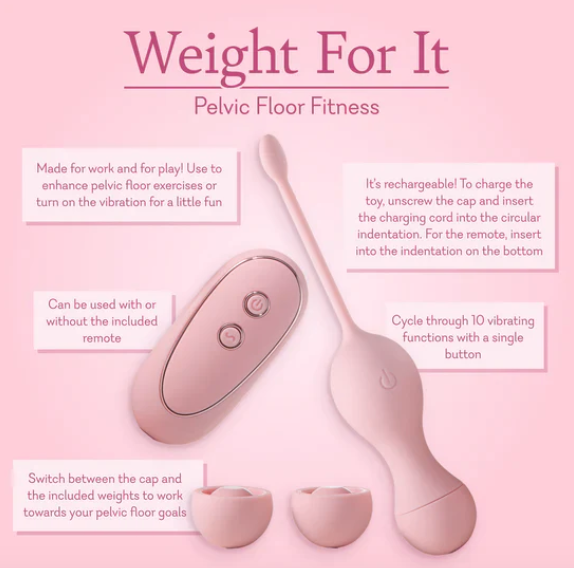 Weight For It – Pelvic Floor Fitness & Vibrating Trainer