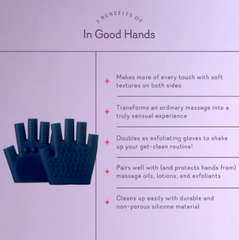 In Good Hands – Textured Massage Gloves