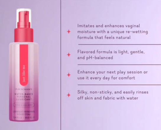 Just Like Me – Water-Based, pH-Balanced Lubricant