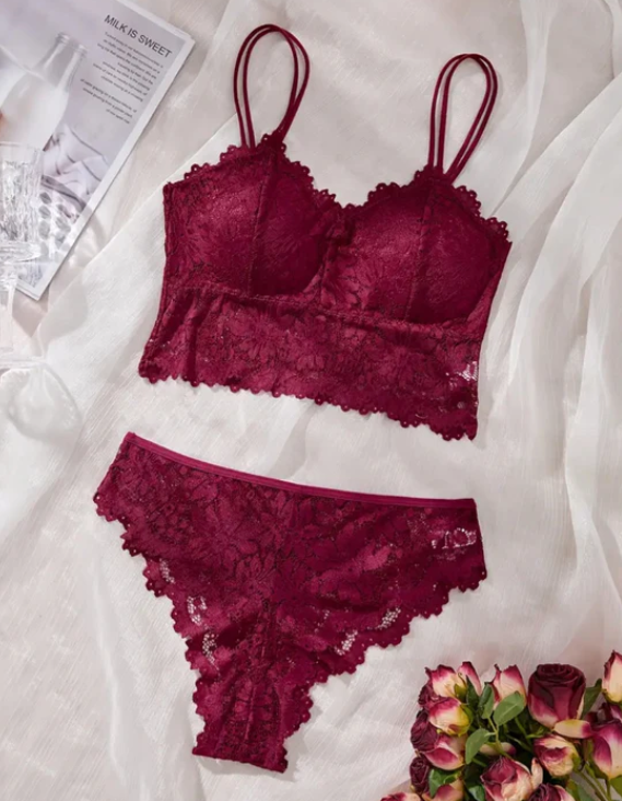 Scarlet Whisper Lingerie Set