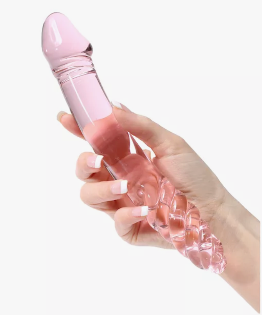 Lucent Entwined Glass Wand
