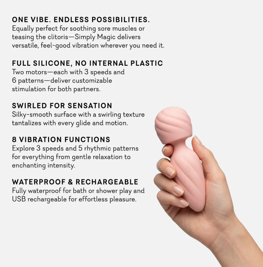 Simply Magic | Rechargeable Silicone Wand