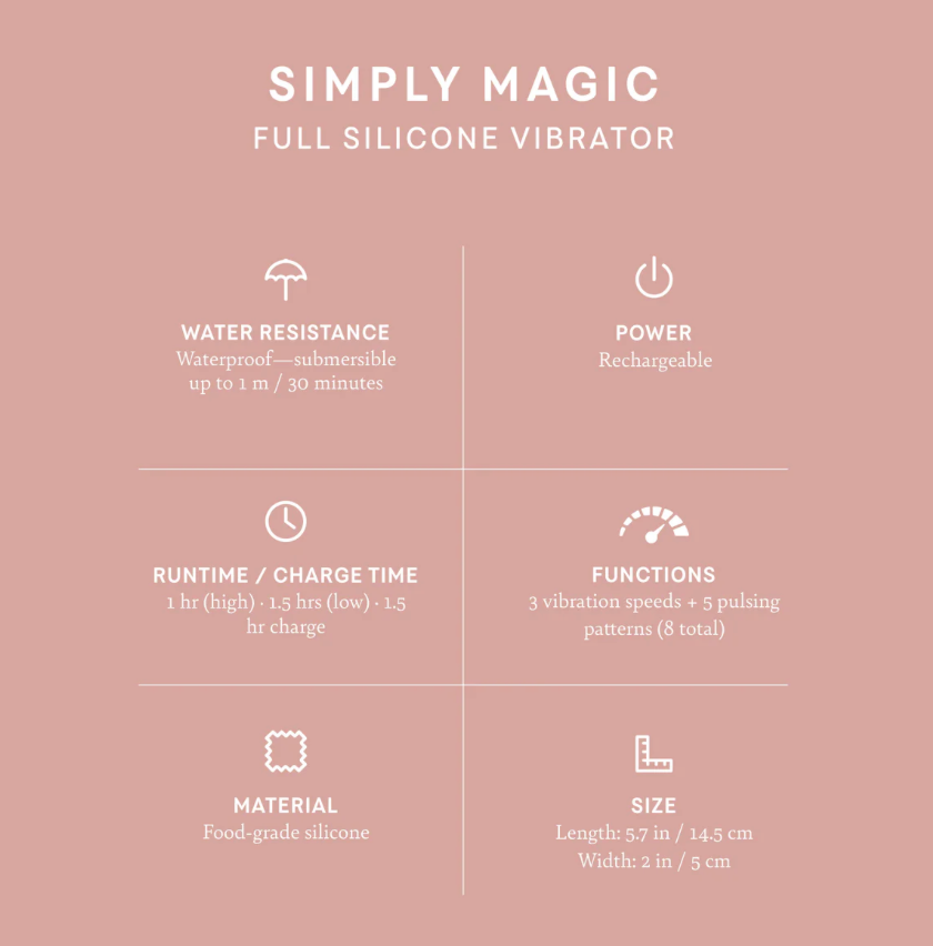 Simply Magic | Rechargeable Silicone Wand