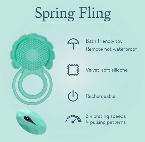 Spring Fling – Textured Dual C-Ring with Remote
