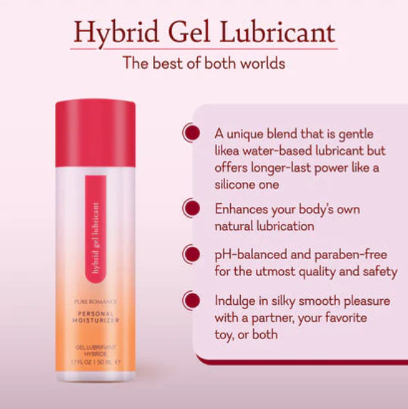 Hybrid Gel Lubricant – Long-Lasting, pH-Balanced Personal Lubricant