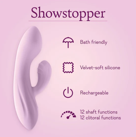 Showstopper Textured Dual Action Vibrator