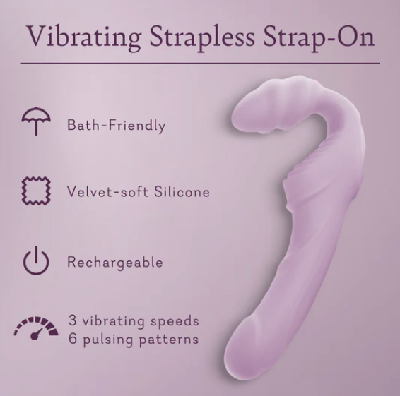 Vibrating Strapless Strap-On